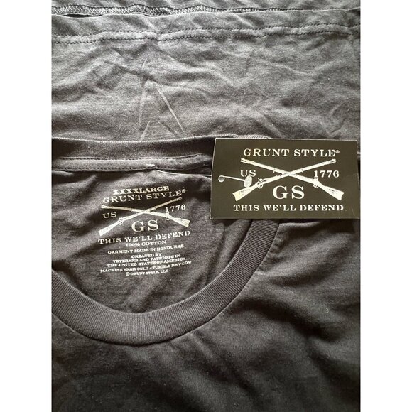 Grunt Style "UNAPOLOGETIC" It's In‎ My DNA Black Red Graphic T-Shirt Size 4X NWT - Picture 6 of 9